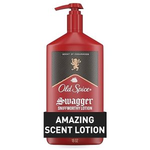 The Old Spice Man's Hand and Body Lotion with a Cedarwood Fragrant Aroma