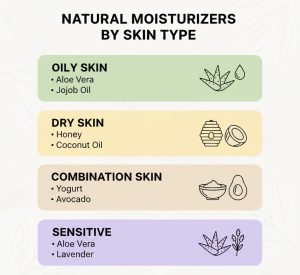 Natural Moisturiser by skin type