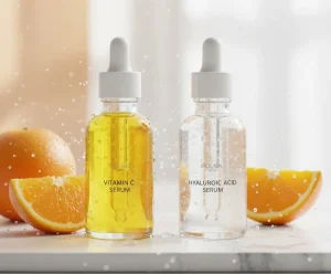 can I use hyaluronic acid with vitamin C