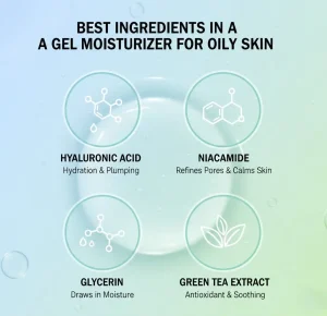 Key Ingredients to Look For oily skin in a gel moisturizer