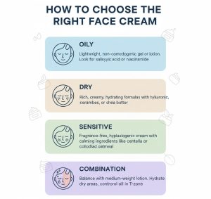 how to choose right face cream