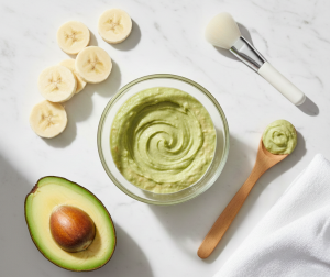banana-and-avocado mask