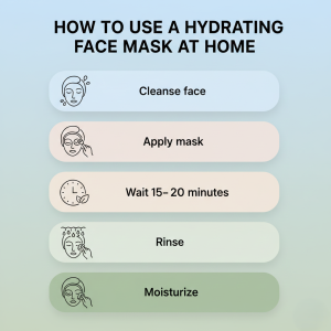 Applying Your Hydrating Mask